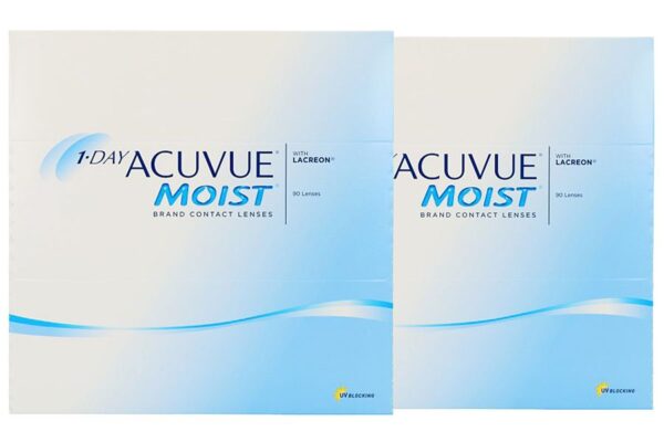 1-Day Acuvue Moist 2 x 90 Tageslinen Sparpaket 3 Monate