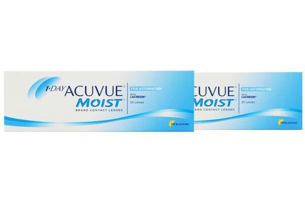 1-Day Acuvue Moist for Astigmatism 2 x 30 Tageslinsen