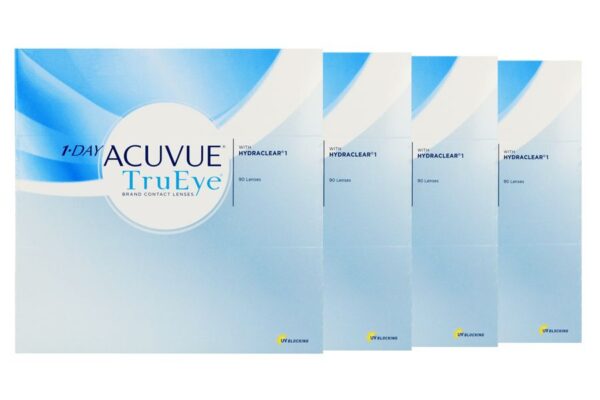 1-Day Acuvue TruEye 4 x 90 Tageslinsen Sparpaket 6 Monate