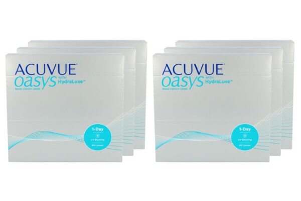 Acuvue Oasys 1-Day 6 x 90 Tageslinsen Sparpaket 9 Monate