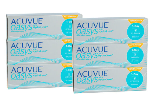 Acuvue Oasys 1-Day for Astigmatism 2 x 90 Tageslinsen Sparpaket für 3 Monate