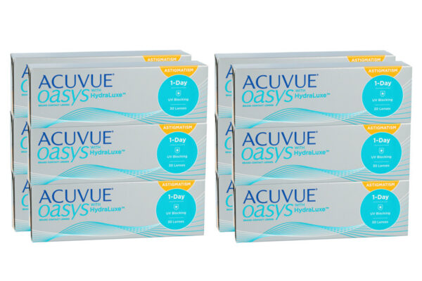 Acuvue Oasys 1-Day for Astigmatism 4 x 90 Tageslinsen Sparpaket für 6 Monate