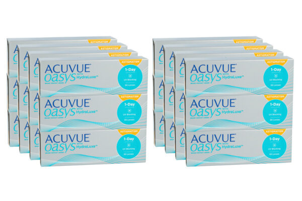 Acuvue Oasys 1-Day for Astigmatism 8 x 90 Tageslinsen Sparpaket für 12 Monate