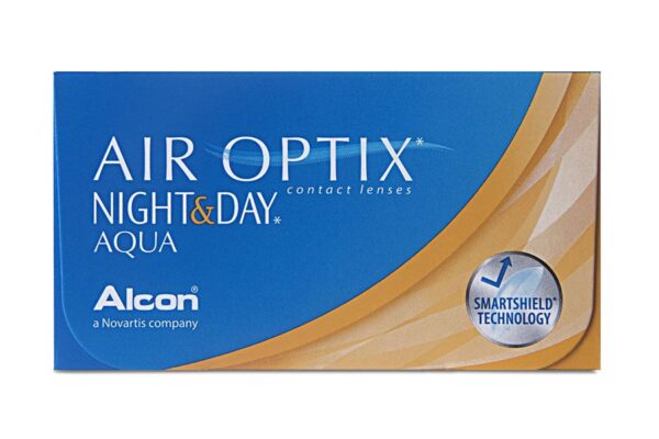 Air Optix Night & Day Aqua 2 x 6 Monatslinsen + AoSept Plus HydraGlyde Halbjahres-Sparpaket