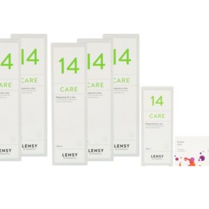 Avaira toric Vitality 4 x 6 Monatslinsen + Lensy Care 14 Jahres-Sparpaket