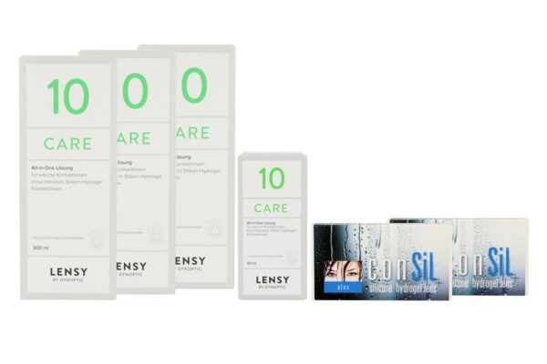 ConSiL Plus 2 x 6 Monatslinsen + Lensy Care 10 Halbjahres-Sparpaket