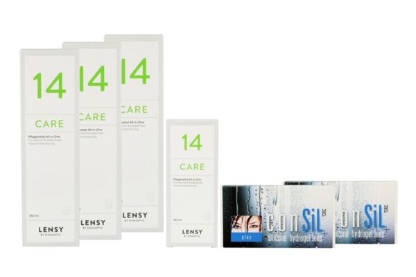 ConSiL Plus Toric 2 x 6 Monatslinsen + Lensy Care 14 Halbjahres-Sparpaket