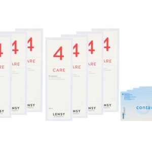 Contaview premium UV 4 x 6 Monatslinsen + Lensy Care 4 Jahres-Sparpaket