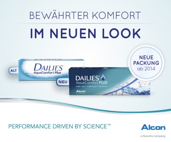 Dailies AquaComfort Plus 4 x 90 Tageslinsen Sparpaket 6 Monate von Alcon