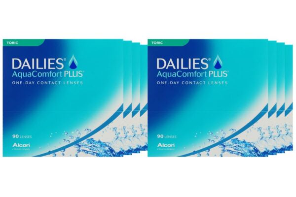 Dailies AquaComfort Plus Toric 8 x 90 Tageslinsen Sparpaket 12 Monate