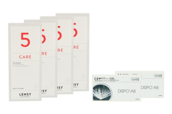 Dispo AB 2 x 6 Monatslinsen + Lensy Care 5 Halbjahres-Sparpaket