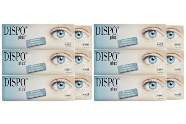 Dispo Plus 4 x 90 Stück - Tageslinsen Sparpaket für 6 Monate von Conil