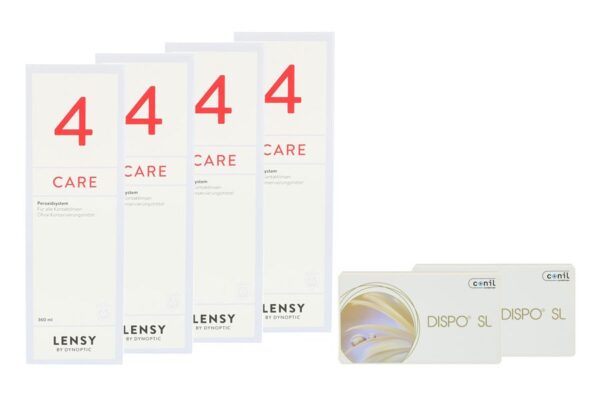 Dispo SL 2 x 6 Monatslinsen + Lensy Care 4 Halbjahres-Sparpaket