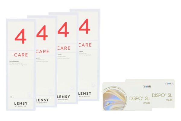 Dispo SL Multi 2 x 6 Monatslinsen + Lensy Care 4 Halbjahres-Sparpaket