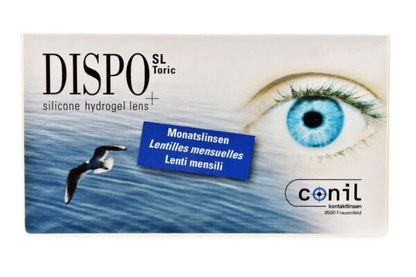 Dispo SL Toric 4 x 6 Monatslinsen + Lensy Care 10 Jahres-Sparpaket