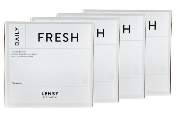 Lensy Daily Fresh Spheric 4 x 90 Tageslinsen Sparpaket 6 Monate