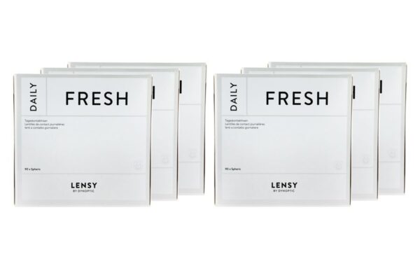 Lensy Daily Fresh Spheric 6 x 90 Tageslinsen Sparpaket 9 Monate