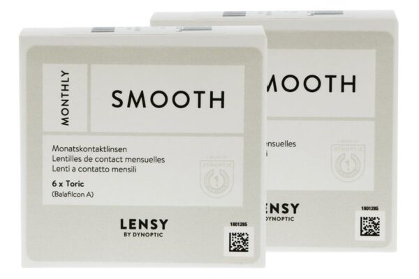 Lensy Monthly Smooth Toric 2 x 6 Monatslinsen