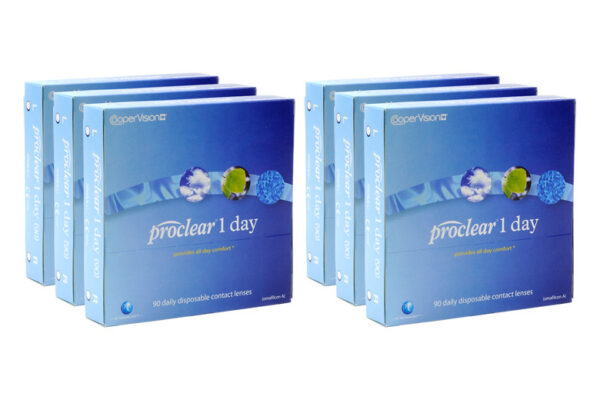 Proclear 1 day 6 x 90 Tageslinsen Sparpaket 9 Monate