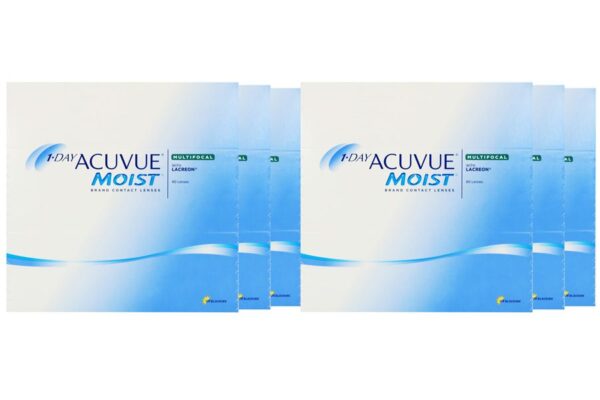 1-Day Acuvue Moist Multifocal 6 x 90 Tageslinsen Sparpaket 9 Monate