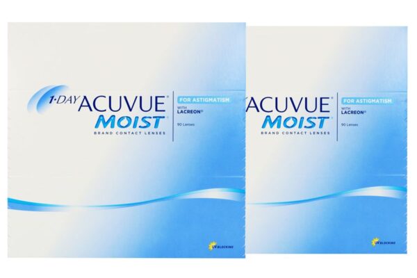 1-Day Acuvue Moist for Astigmatism 2 x 90 Tageslinsen Sparpaket 3 Monate