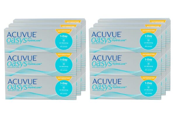 Acuvue Oasys 1-Day for Astigmatism 6 x 90 Tageslinsen Sparpaket 9 Monate