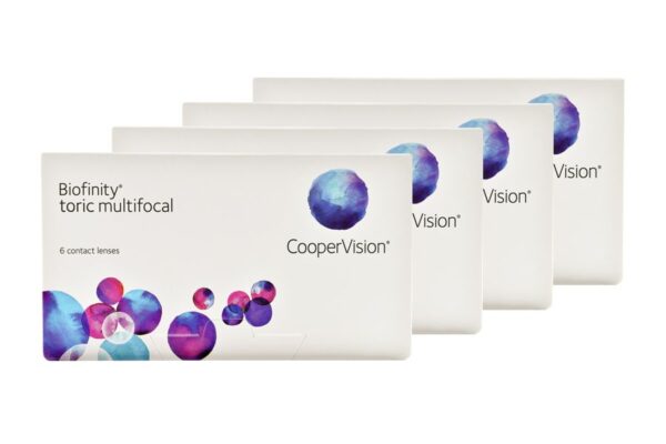 Biofinity toric multifocal 4 x 6 Monatslinsen von Cooper Vision