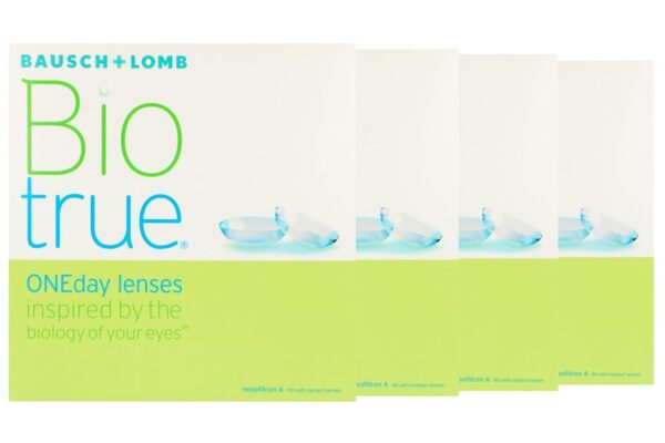 Biotrue One day 4 x 90 Tageslinsen Sparpaket 6 Monate von Bausch & Lomb