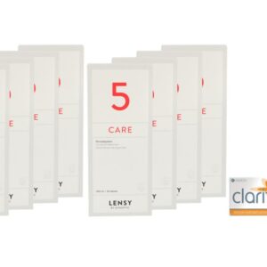 Clariti XR toric 4 x 6 Monatslinsen + Lensy Care 5 Jahres-Sparpaket