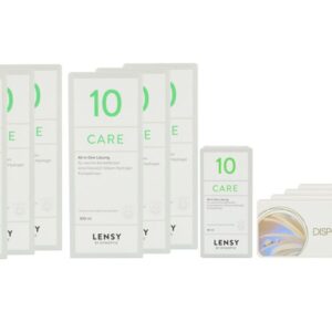 Dispo SL Toric 4 x 6 Monatslinsen + Lensy Care 10 Jahres-Sparpaket