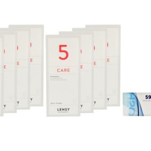 Extreme H2O 59 Xtra 4 x 6 Monatslinsen + Lensy Care 5 Jahres-Sparpaket