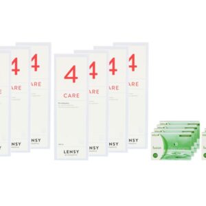 Fusion 7 Days Astigma 8 x 12 Wochenlinsen + Lensy Care 4 Jahres-Sparpaket