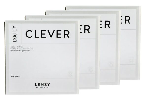 Lensy Daily Clever Spheric 4 x 90 Tagslinsen Sparpaket 6 Monate