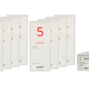 Lensy Monthly Smooth Multifocal 4 x 6 Monatslinsen + Lensy Care 5 Jahres-Sparpaket