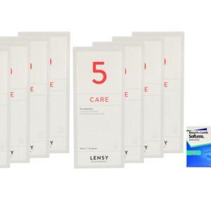 SofLens 38 4 x 6 Monatslinsen + Lensy Care 5 Jahres-Sparpaket