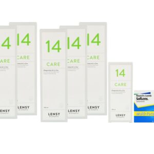 SofLens Multi-Focal 4 x 6 Monatslinsen + Lensy Care 14 Jahres-Sparpaket