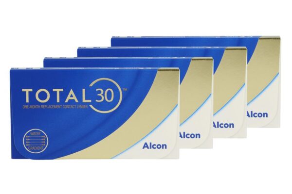 Total 30 - 4 x 6 Stück Monatslinsen von Alcon / Ciba Vision
