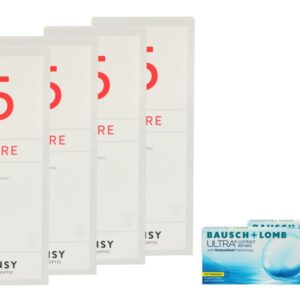 Ultra for Presbyopia 2 x 6 Monatslinsen + Lensy Care 5 Halbjahres-Sparpaket