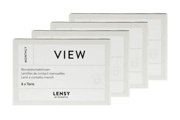 Lensy Monthly View Toric 4 x 6 Monatslinsen