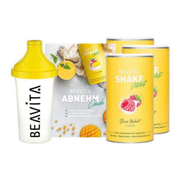 BEAVITA Abnehm-Paket Himbeer-Joghurt