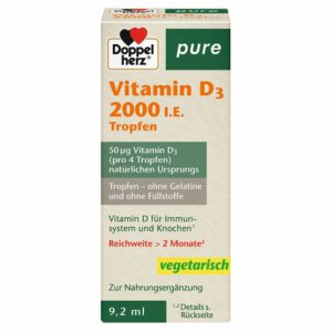 Doppelherz® pure Vitamn D3 2.000 I.E
