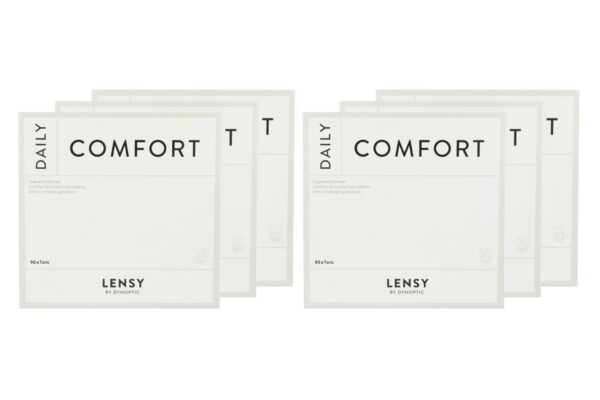 Lensy Daily Comfort Toric 6 x 90 Tageslinsen Sparpaket 9 Monate