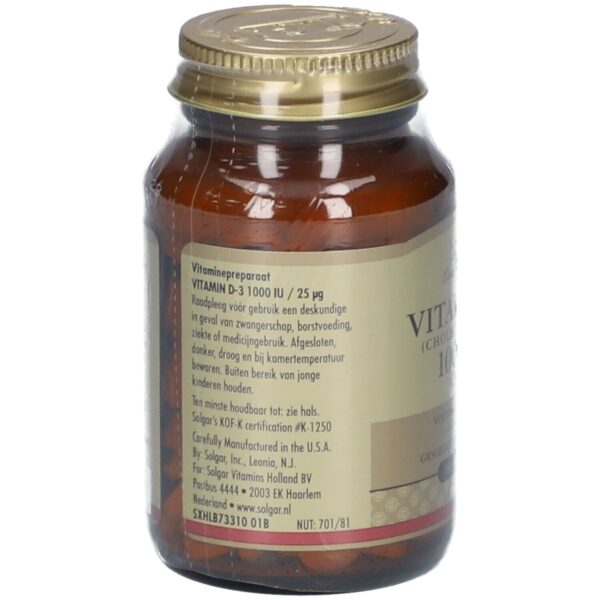 SOLGAR® Vitamin D-3 25 μg/1000 IU
