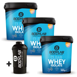 3 x Clear Whey Isolate (je 720g) + Shaker